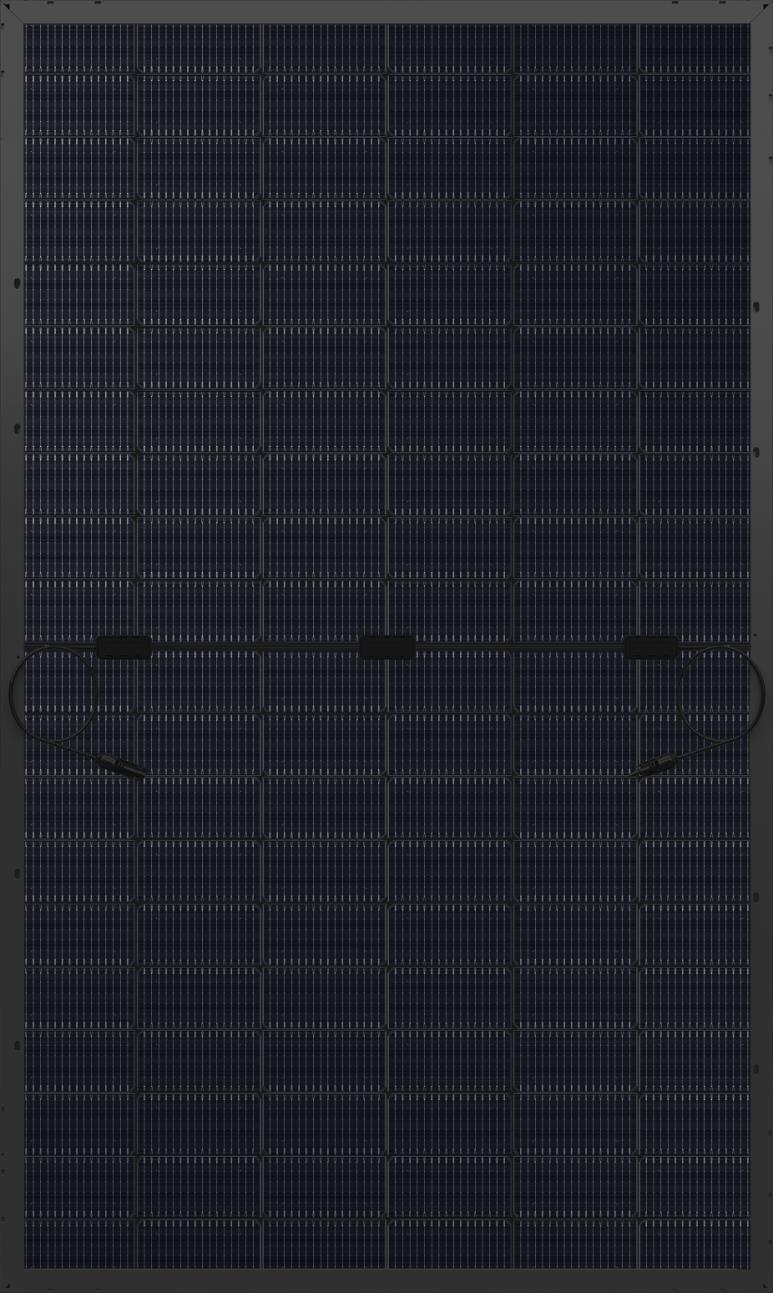 Denim - 490 W Glas Glas helsvart Bifacial solcell - 30 års garanti