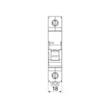 Automatsäkring 1-polig 16 A Typ C Rutab RSC-116 Normprodukter Solproffset